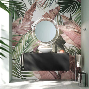 Lineabeta - Specchio tondo Speci con luce LED 6000k con cornice illuminata