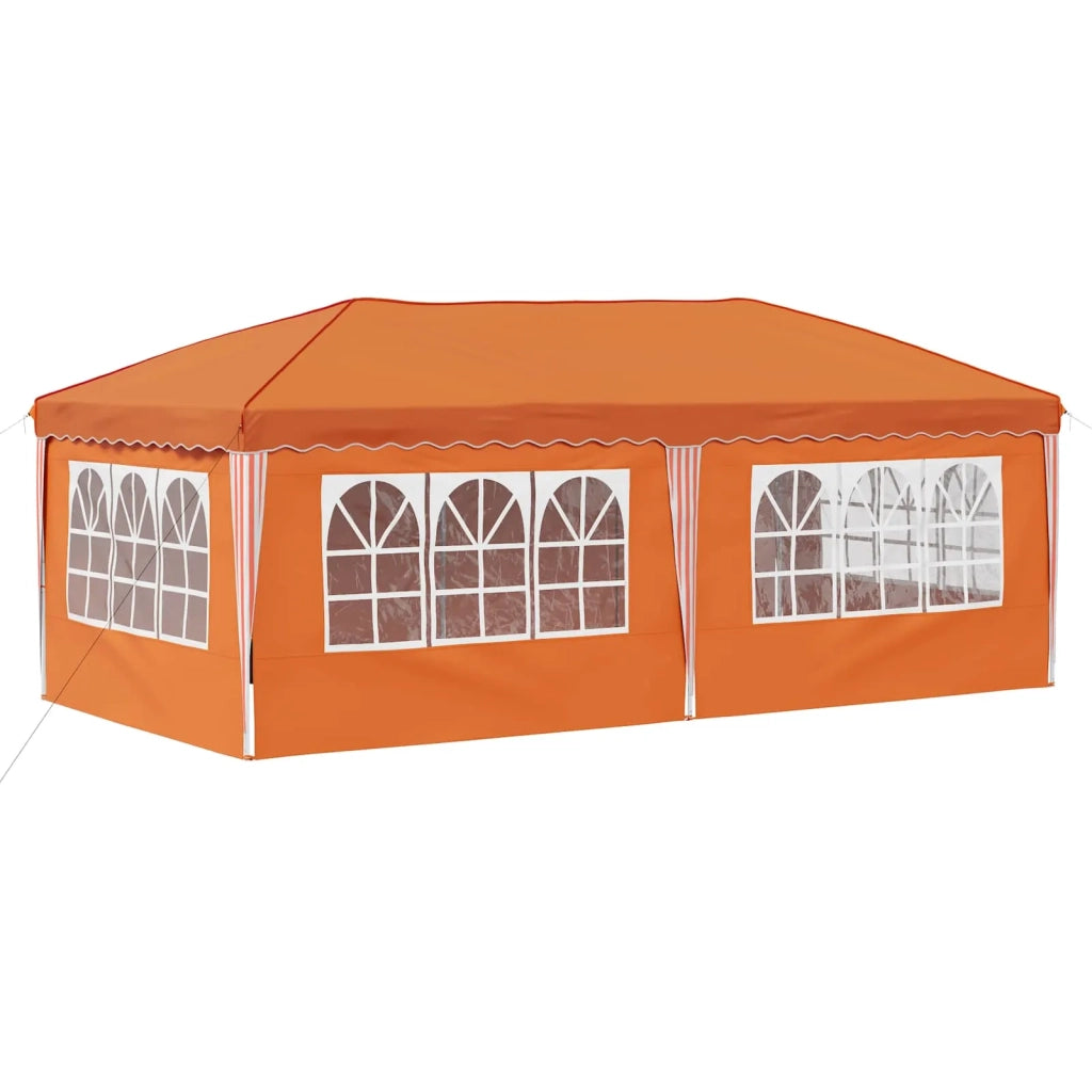 Tenda per feste a pop-up 575 x 288 x 245 cm Arancione 42019811