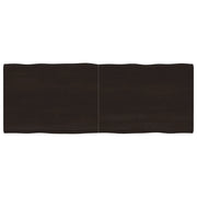 Piano Tavolo Marrone Scuro 160x60x(2-4)cm Rovere Non Trattatocod mxl 103398