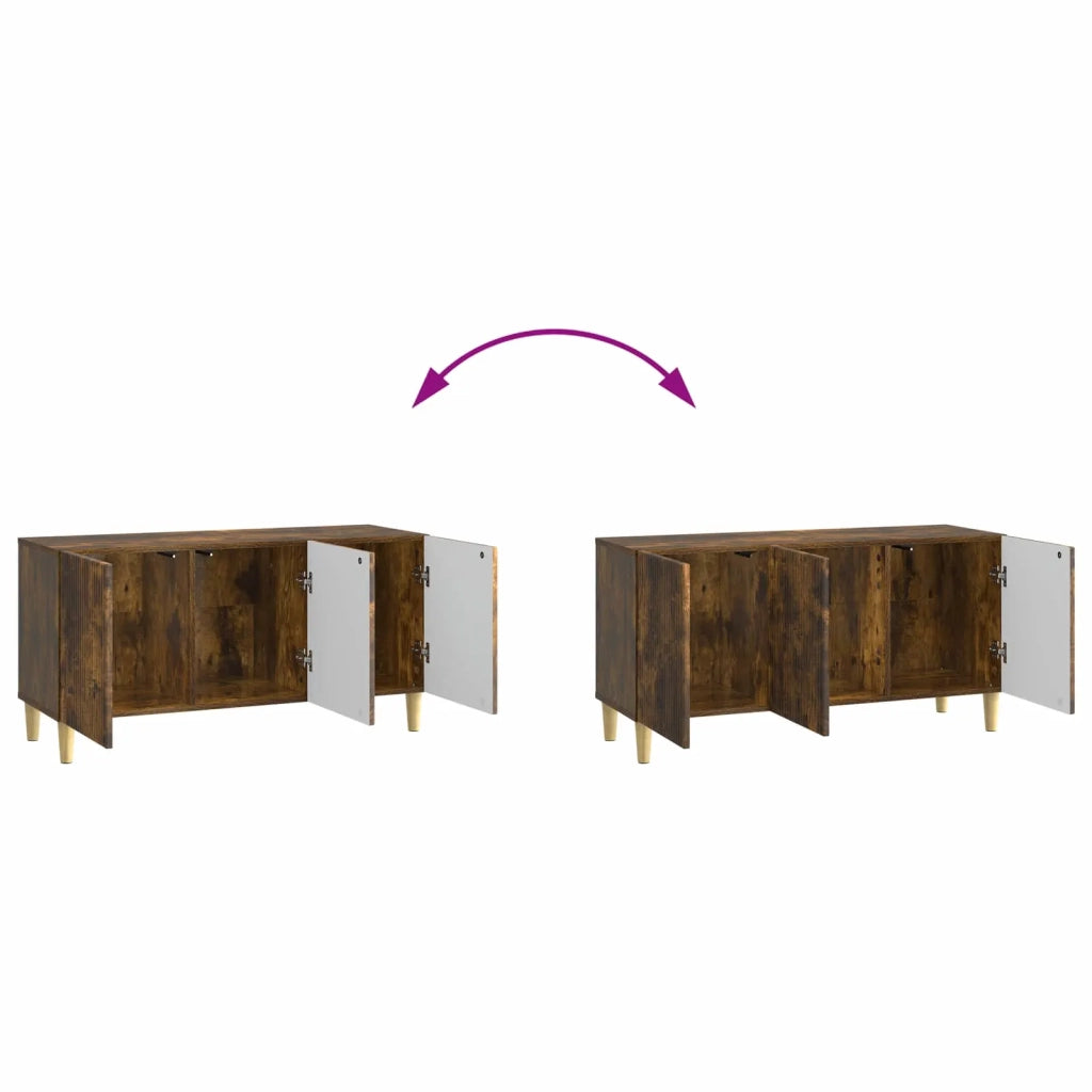 Mobile TV | Armadietto TV | Mobile Porta TV Rovere Fumo 99 x 34,5 x 50 cm Legno ingegnerizzato