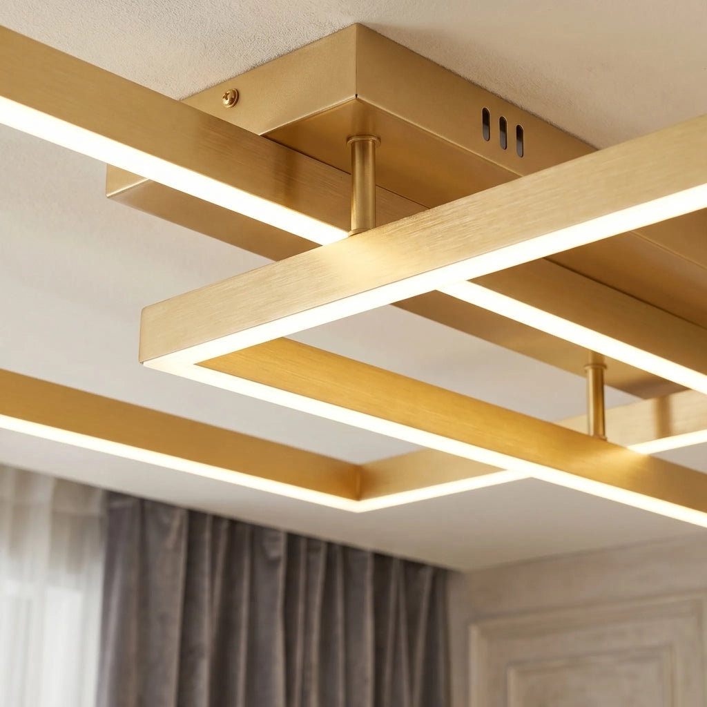Lampada Da Soffitto Led Swe060-c Brush Gold