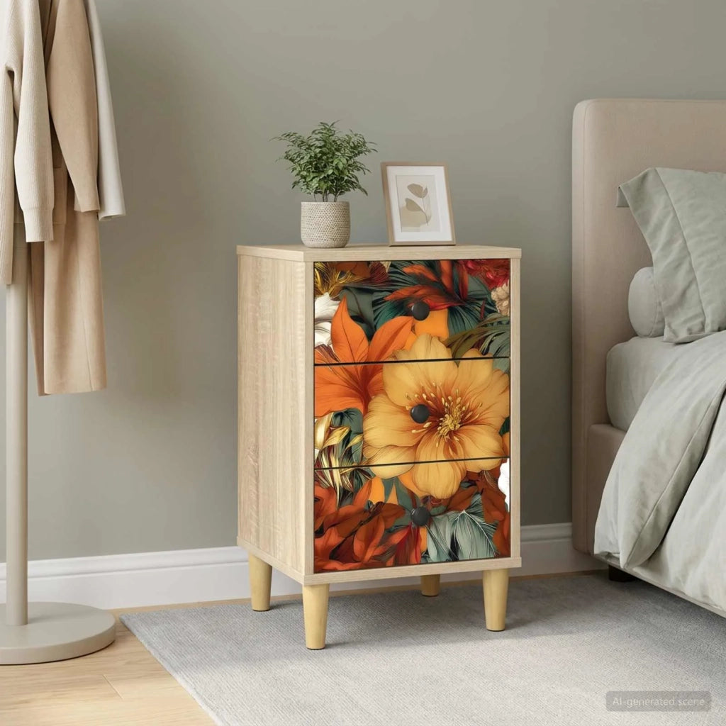 Armadio da Notte GENNEP Rovere Sonoma 36 x 33 x 60 cm 8007281