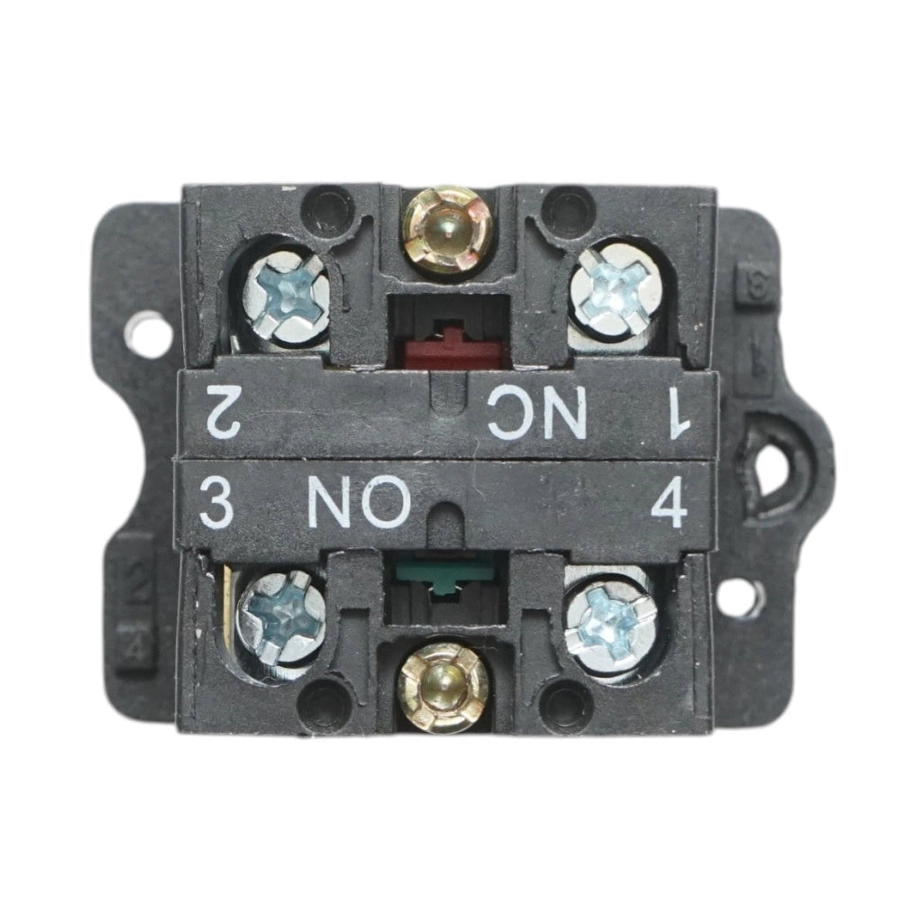 Selettore a 2 posizioni con ritorno e chiave 1NO+1NC, 400V/10A, LAY5-EG65 Breckner Germany