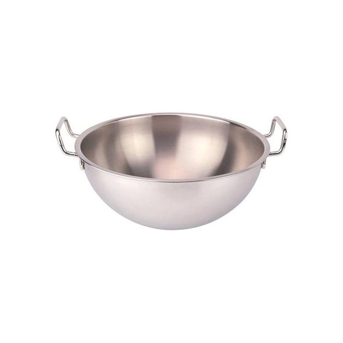 ILSA ILS250494 Bastardella 24 cm in Acciaio Inox 18-10 con Manici Capacita' 3,4 L colore Acciaio