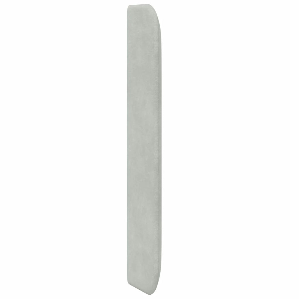 Orecchia della Testata Grigio chiaro 80 x 16 x 4 cm Velluto CFW3518955