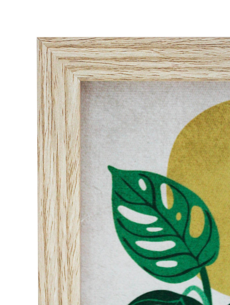 Set di 6 quadri Hispanohogar poliestere tropicale multicolore 50x40-30x25-20x25