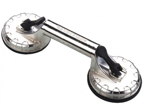 VENTOSA ALLUMINIO PRESA DOPPIA PORTATA KG.80