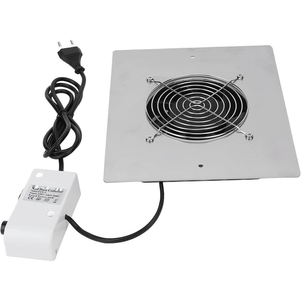 Trade Shop - Aspirapolvere Per Unghie 60w Collettore Polveri Ventilatore Nail Art Professionale -