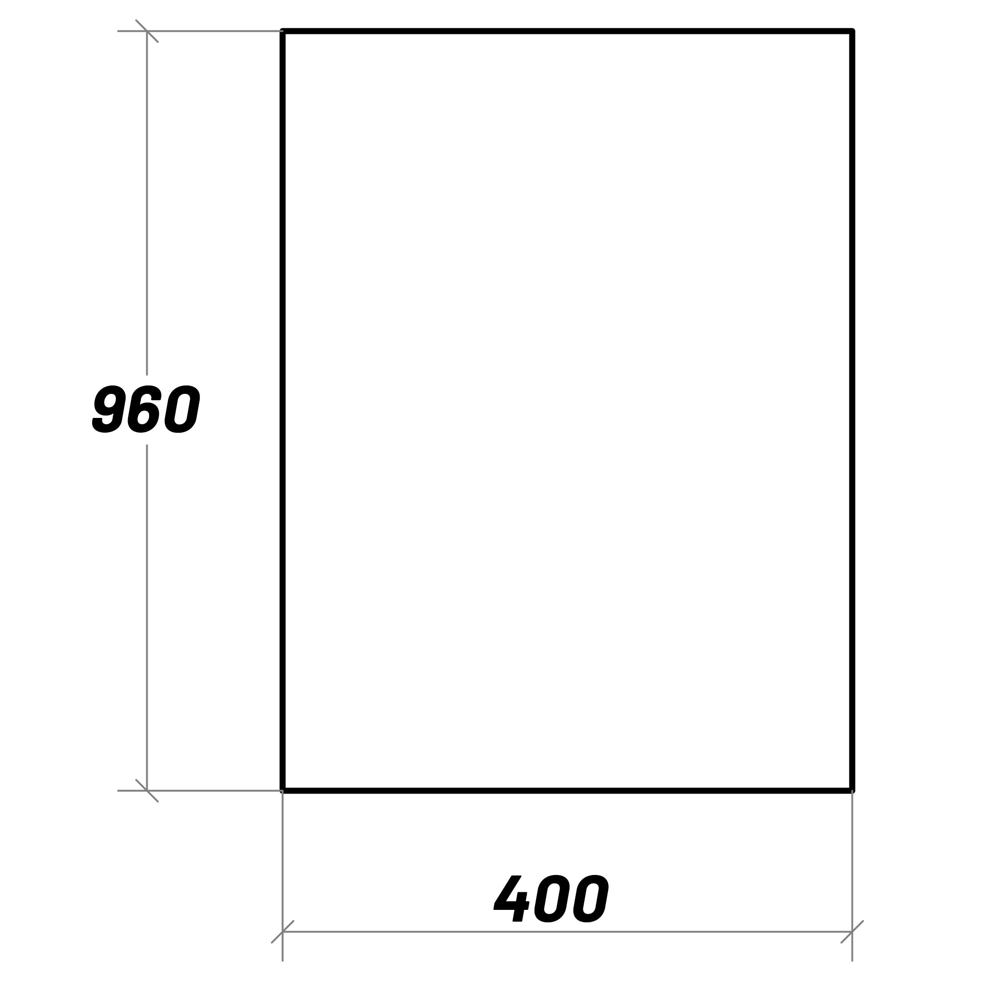 Lineabeta - Specchio con telaio Speci 40x96cm argento satinato