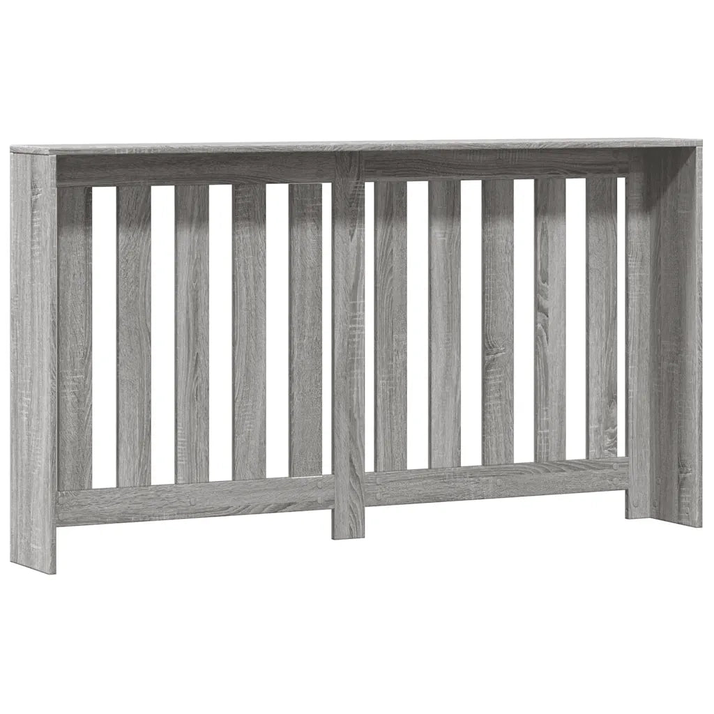 vidaXL Copertura Termosifone Grigio Sonoma 149x20x82 Legno Multistrato