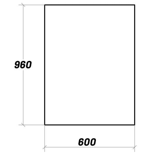 Lineabeta - Specchio con telaio Speci 60x96cm argento satinato