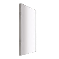 Lineabeta - Specchio con telaio Speci 60x96cm argento satinato