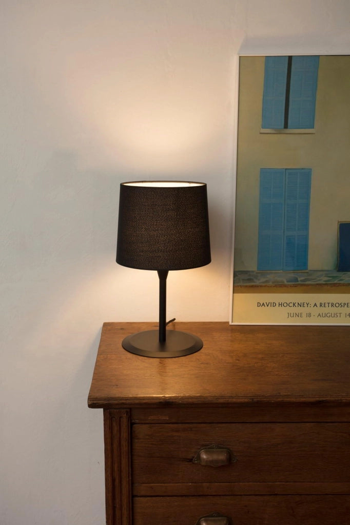 Faro Barcelona 64311-06 - CONGA Lampada da tavolo nera/nera