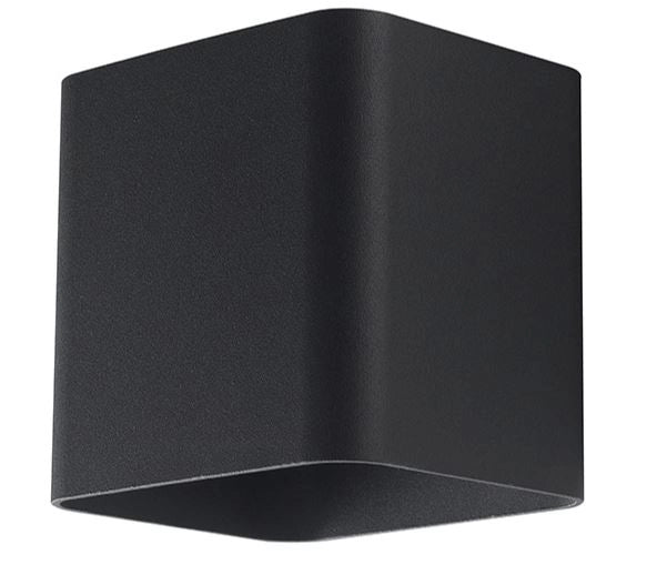 Applique LED da esterno BIOME in alluminio nero 4000K(Luce naturale)