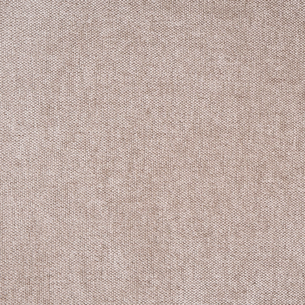 Sedia da pranzo girevole interamente rivestita in tessuto beige per soggiorno moderno