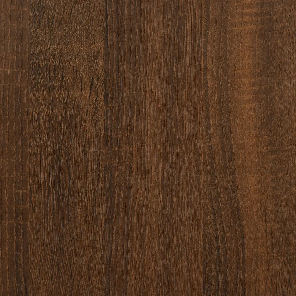 Tavolino Consolle Rovere Marrone 75x40x75cm Legno Multistrato 834159