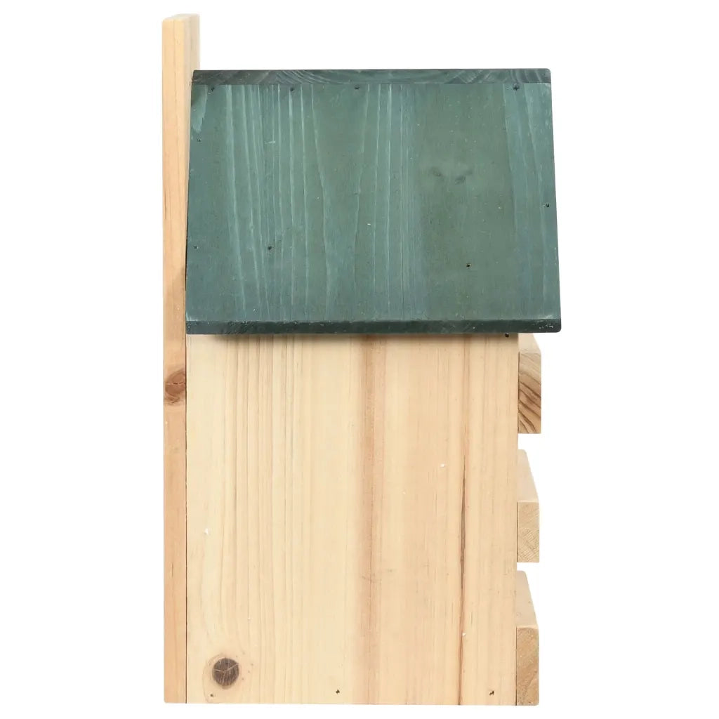 Casette per Uccelli 4 pz 23x19x33 cm in Legno di Abete 47248