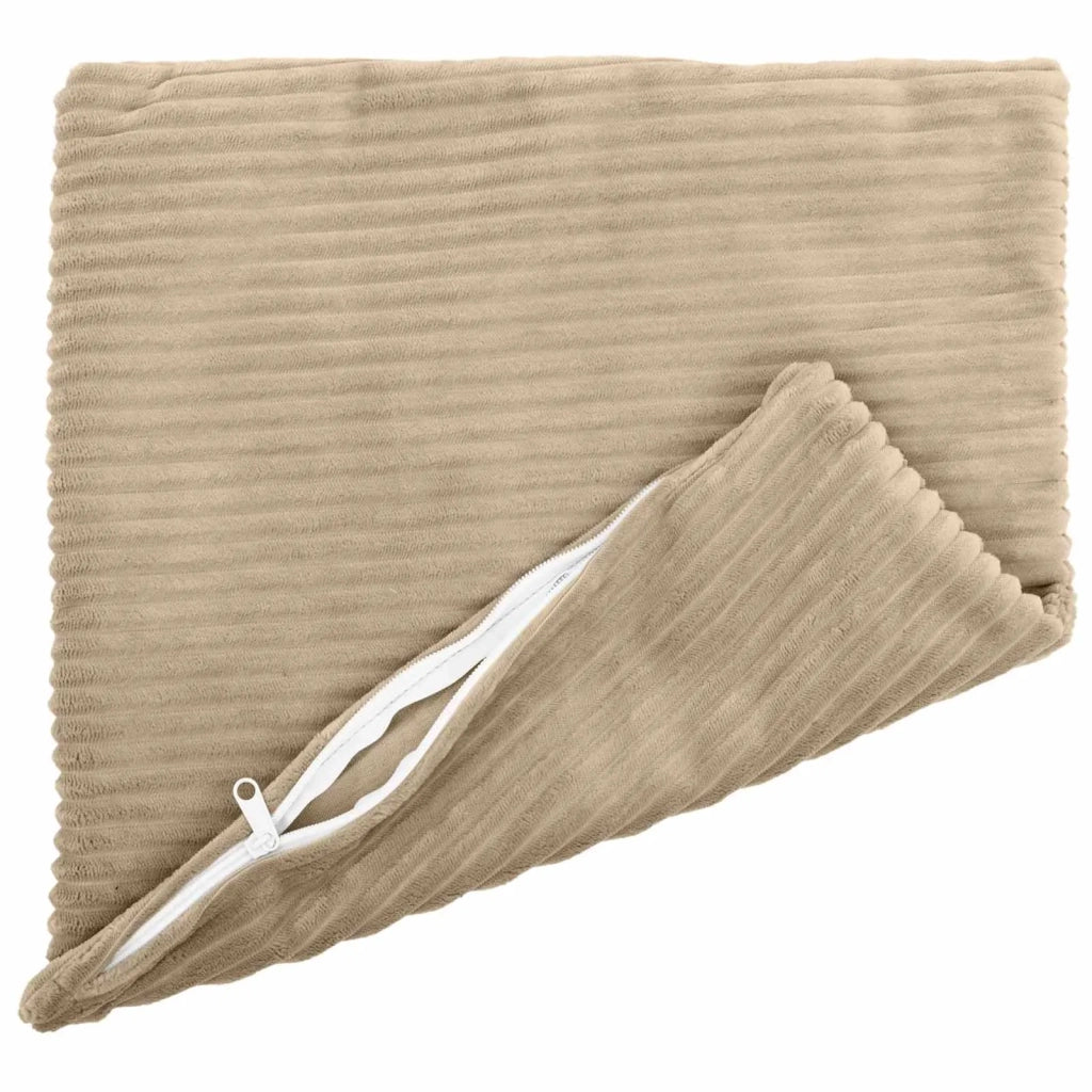 Federa 2 pcs HEERLEN Tortora 40 x 40 cm corduroy 908476