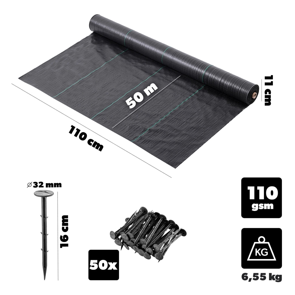 KADAX Agrotkanina 110gsm P25704 1.1 x 50m K16399