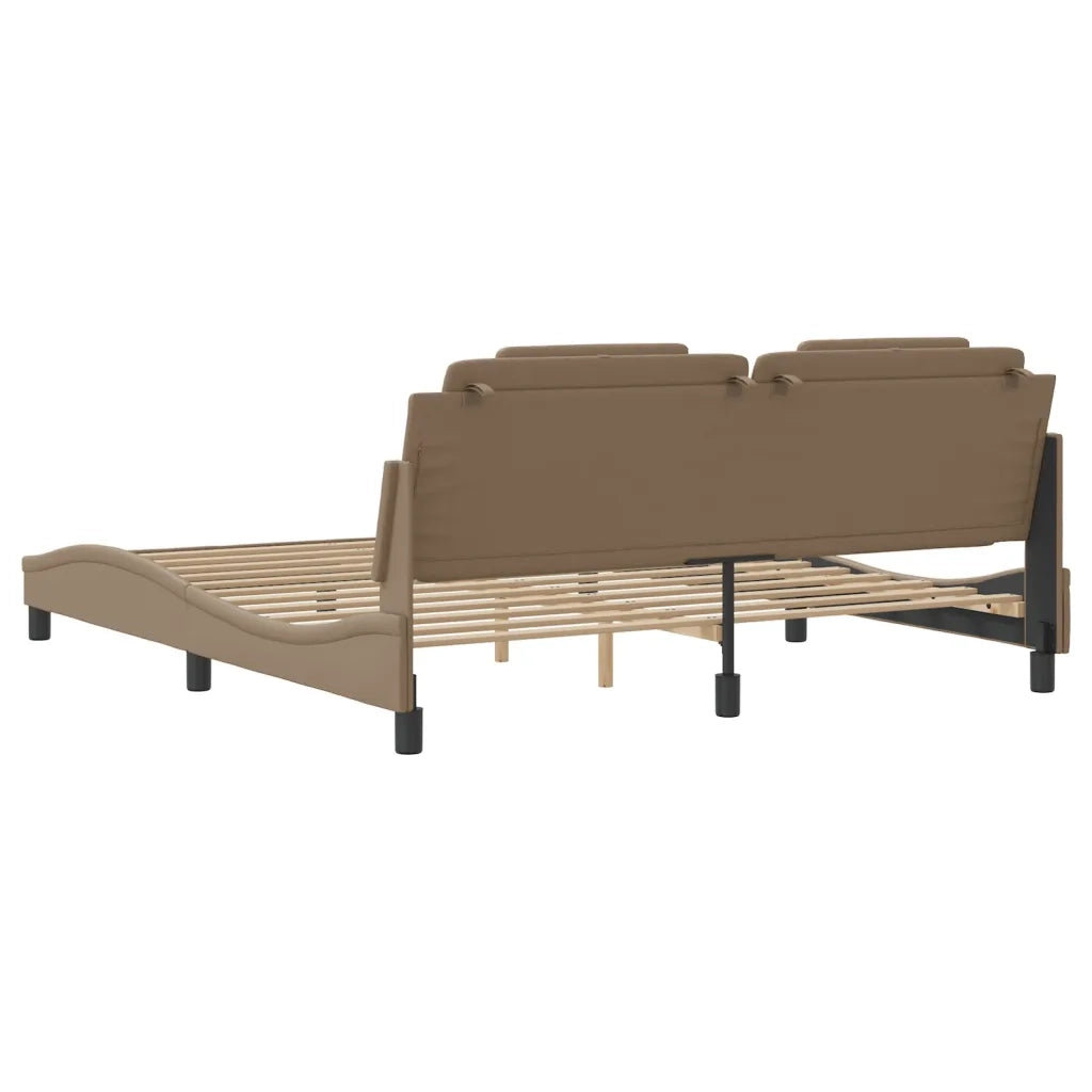 Giroletto Viana con LED senza Materasso Cappuccino 180x200 cm 3214040