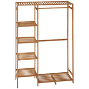 Appendiabiti in Bamb¨´ con Ripiani e Ganci ¨C Zephmum ¨C 90x30x145 cm