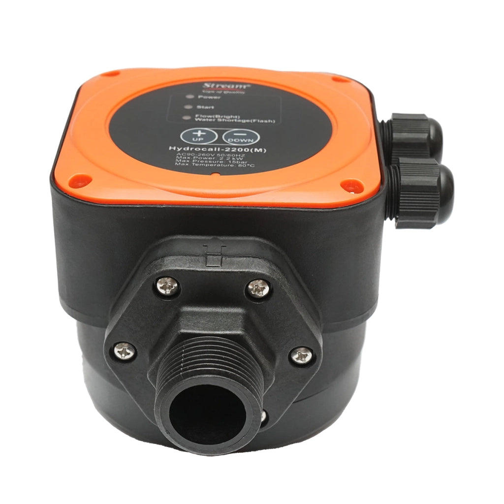 Pressostato elettronico automatico 2.2KW, 220V per pompa dell'acqua, pressione regolabile manualmente max. 15 bar, HYDROCALL-2200M