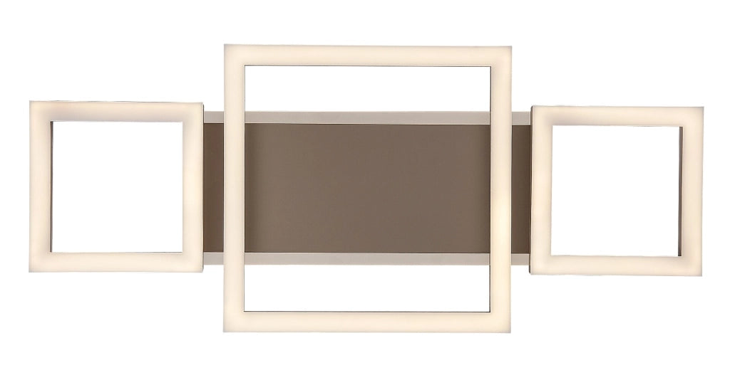 Plafoniera LED Glavian 5 luci grigio-beige Rabalux
