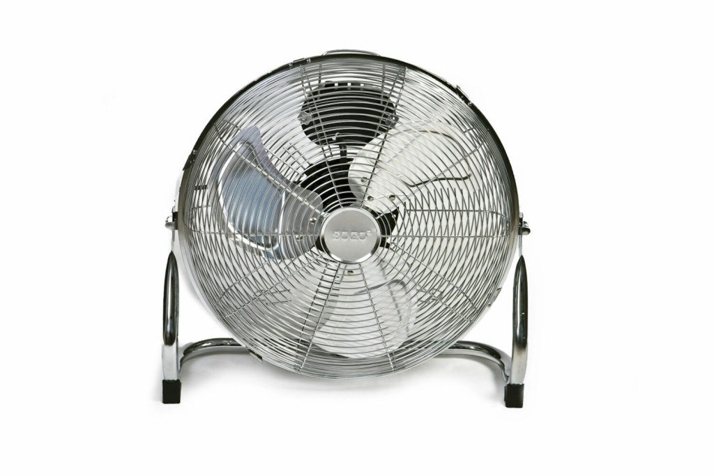 Ventilatore da terra industriale 40cm, 3 velocità pale alluminio 45W, inclinazione regolabile casa ufficio - SOGO