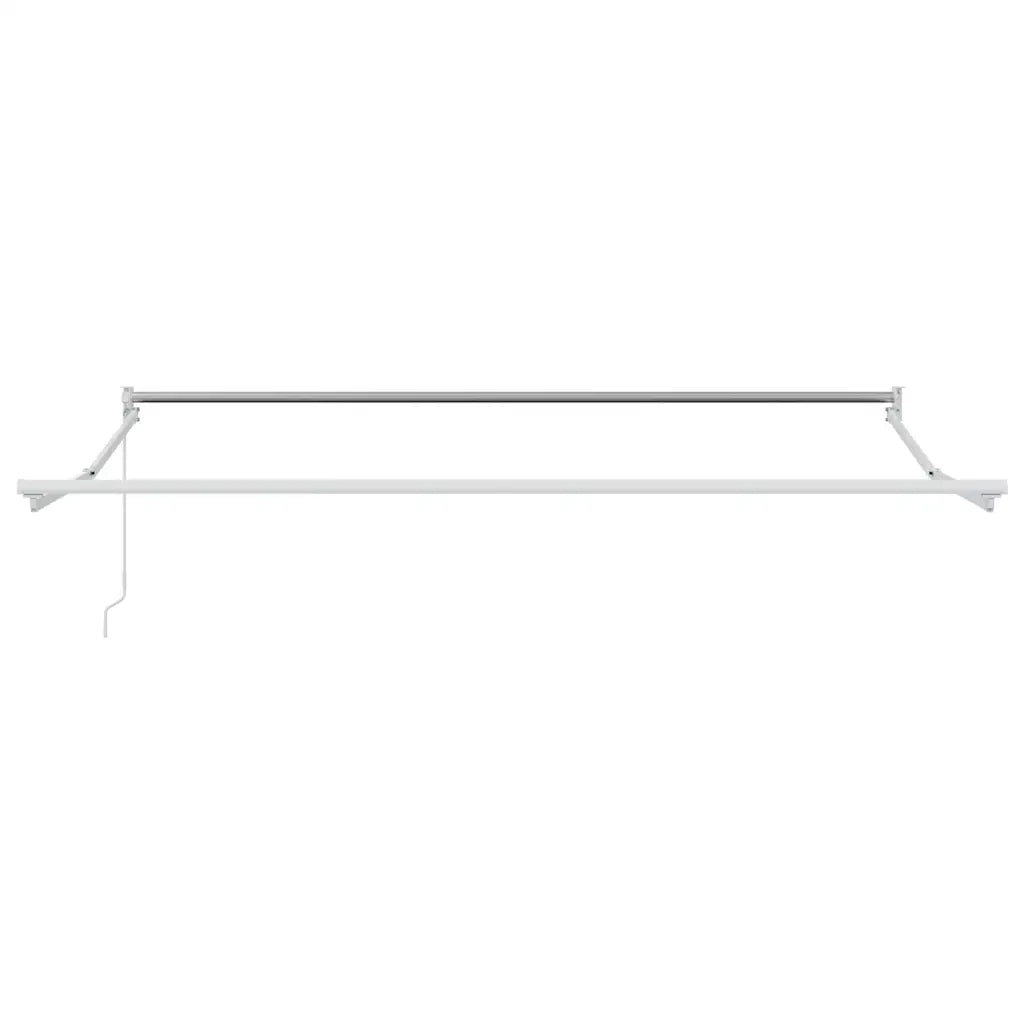 Tenda Retrattile Antracite e Bianca 4,5x3 m Tessuto e Alluminio