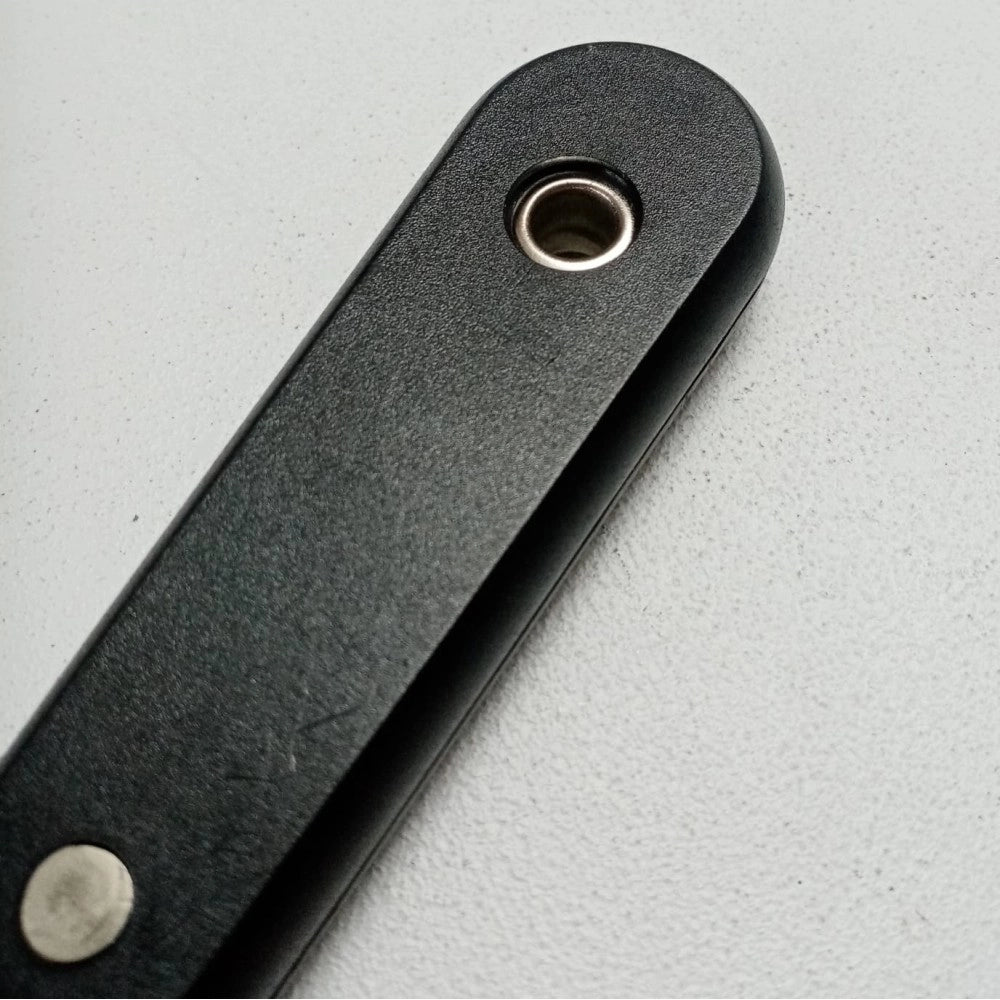 Fiorellini spatola raschietto inox da 100mm con manico in legno