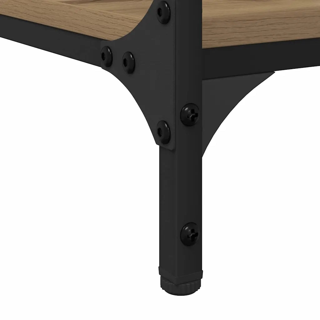 Scrivania Rovere artigianale 140 x 50 x 75 cm Legno multistrato