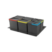 Set di contenitori con base Recycle per cassetti da cucina