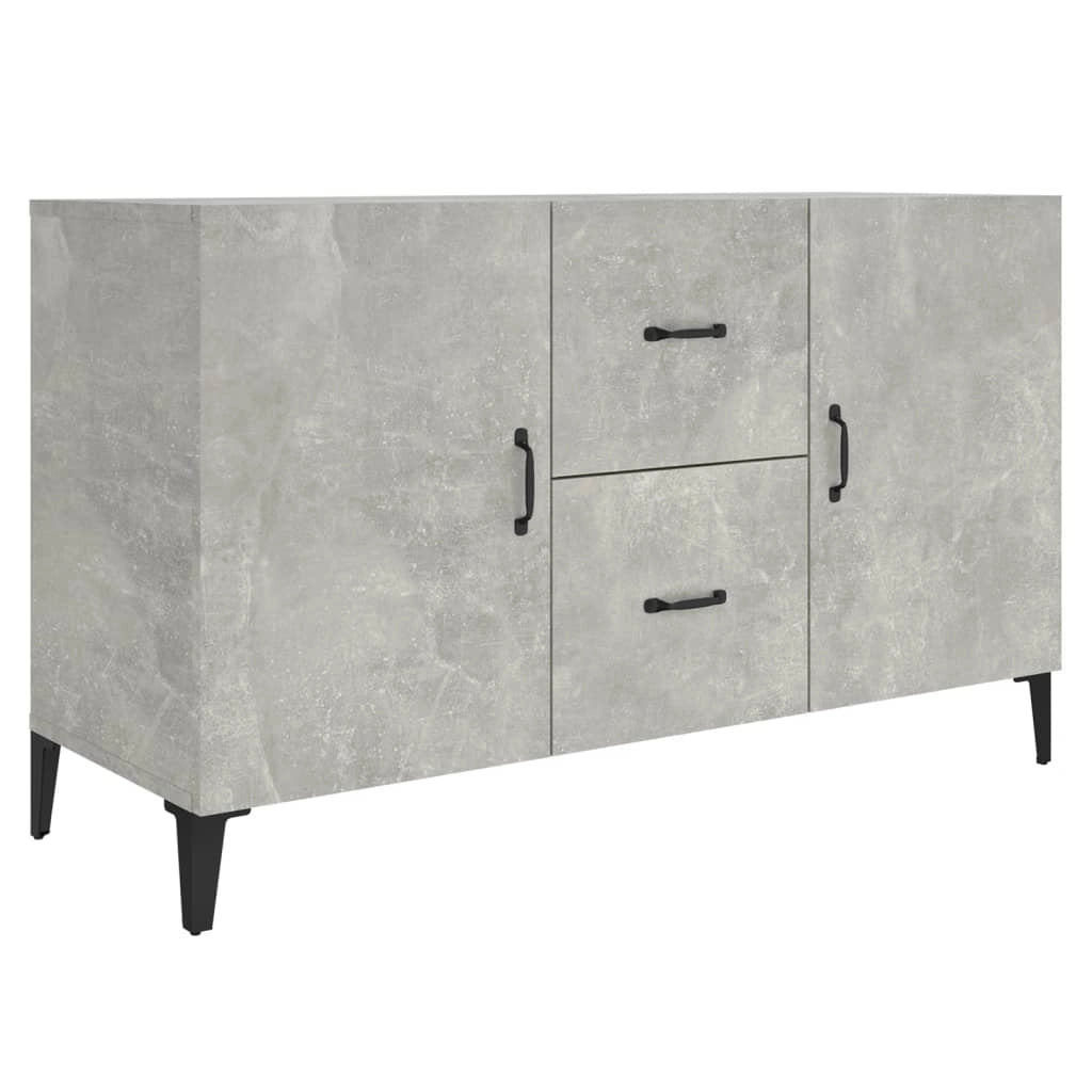 Buffet credenza cassettiera armadio mobile contenitore organizer per cucina soggiorno salotto 100 x 36 x 60 cm legno ingegnerizzato grigio 02_0031826