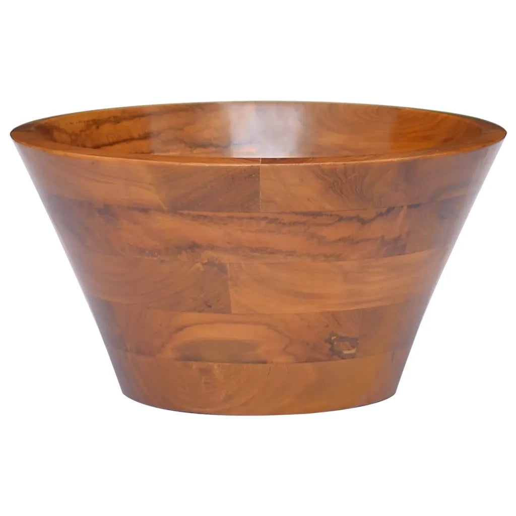 Lavabo in Legno Massello di Teak Î¦40x20 cm cod mxl 41851