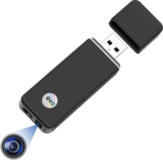Camera di Sorveglianza Mini - Stile Nascosto 1080p Disco Rigido 64 GB con Rilevamento Movimento Portatile - Registrazione Video in Ufficio - Aula - Riunione