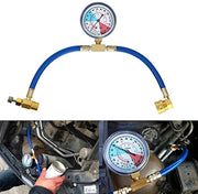 Kit di ricarica per condensatore R134A - Kit di ricarica per condotto di carico - Contenente un rilevatore di temperatura - Dimensioni 22x17x3,4 cm - Condizionatore d'aria per auto - Adatto per auto