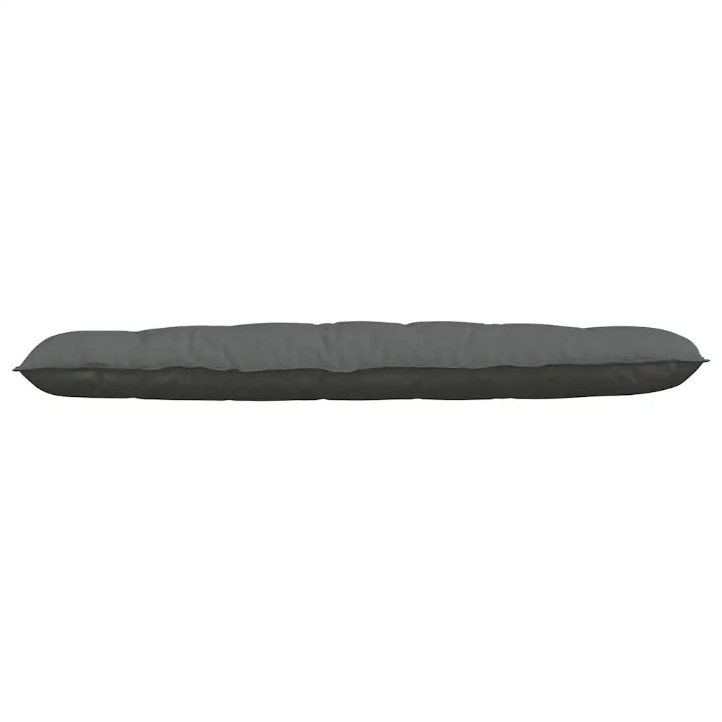 Cuscino per Schiena Grigio scuro 180 x 19 x 50 cm Tessuto