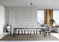 Tavolo Allungabile 180-440x90x77 cm Everyday Evolution Bianco Frassino