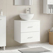 Mobile Lavabo da Parete Bianco 49,5 x 41 x 64,5 cm