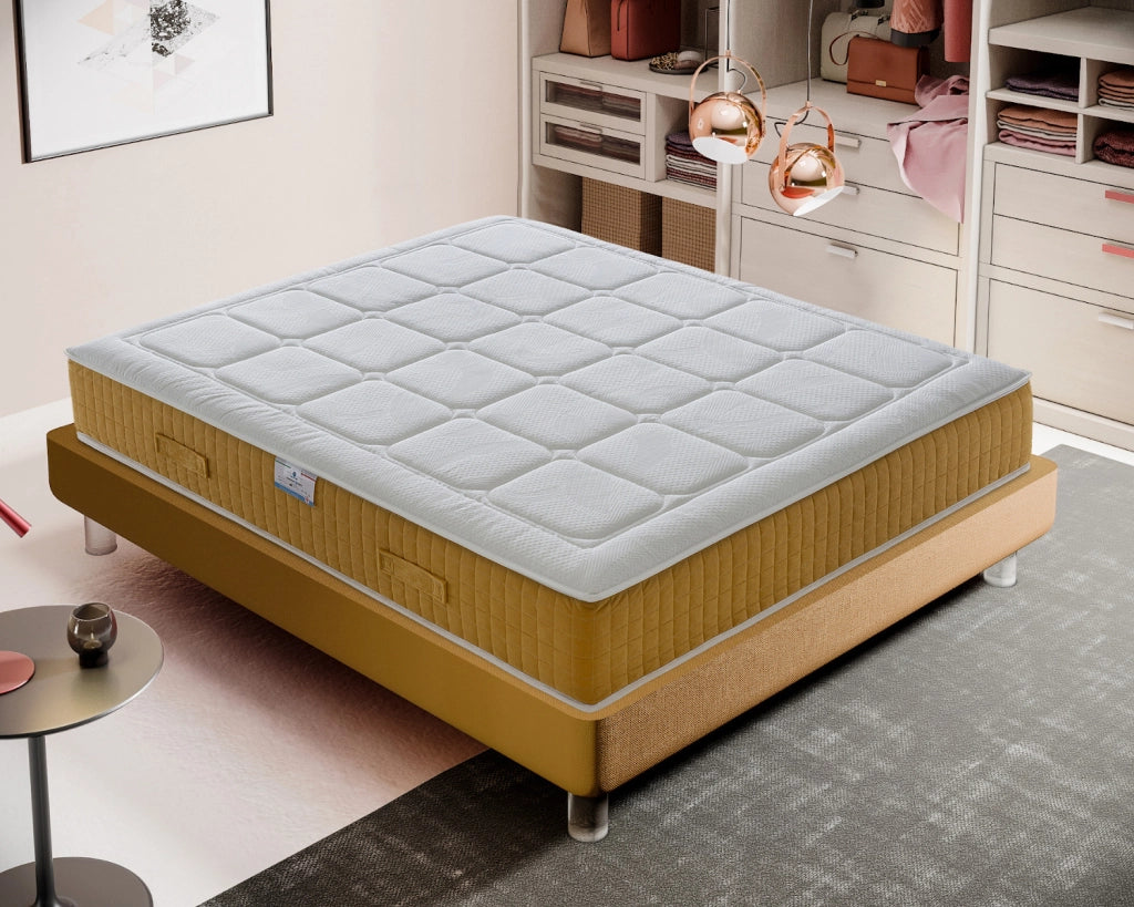 Materasso Matrimoniale 200x200 in Memory Foam  Alto 23 cm  4 cm di memory  ortopedico