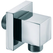 PRESA D'ACQUA QUADRA IN OTTONE CON ROSONE 1/2Mx1/2M- cromo- BOSSI- pezzi 1