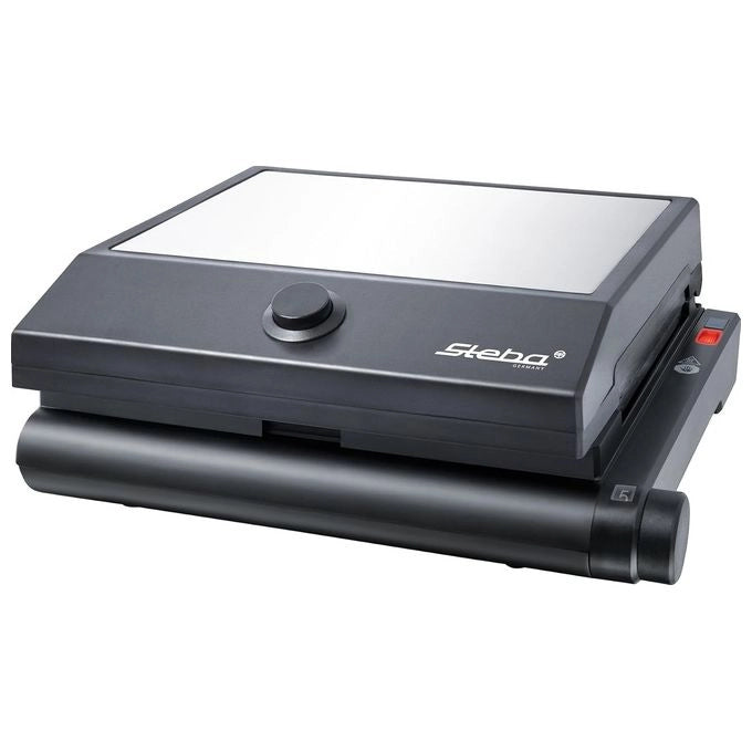 Steba SG 55 Multi-Snack Maker 3 in 1 con 3 Piastre Antiaderenti Regolazione Temperatura Fino a 210 °C colore Nero