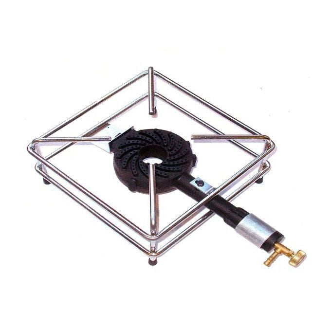 Fornellone Gas Gpl 4 Piedi Cromato 30X30