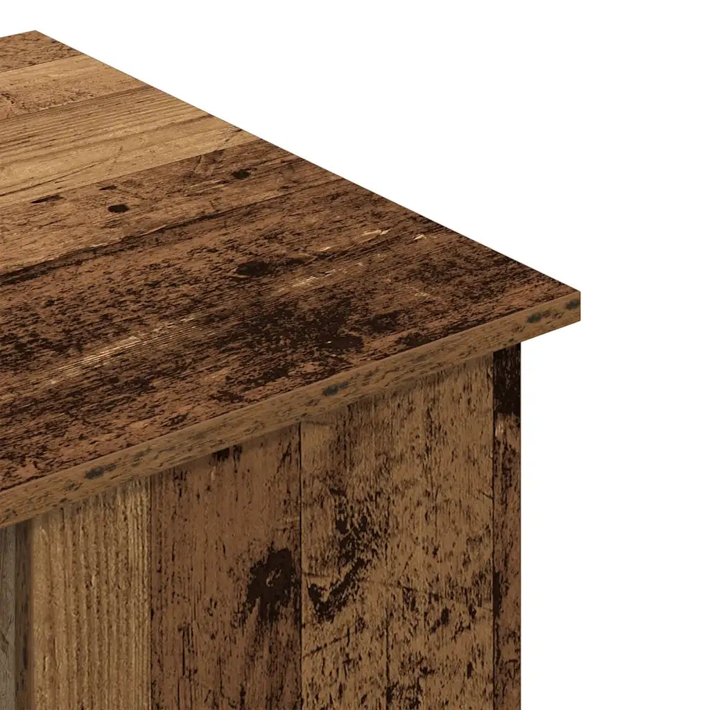vidaXL Scrivania Legno Antico 100x55x75 cm in Legno Multistrato