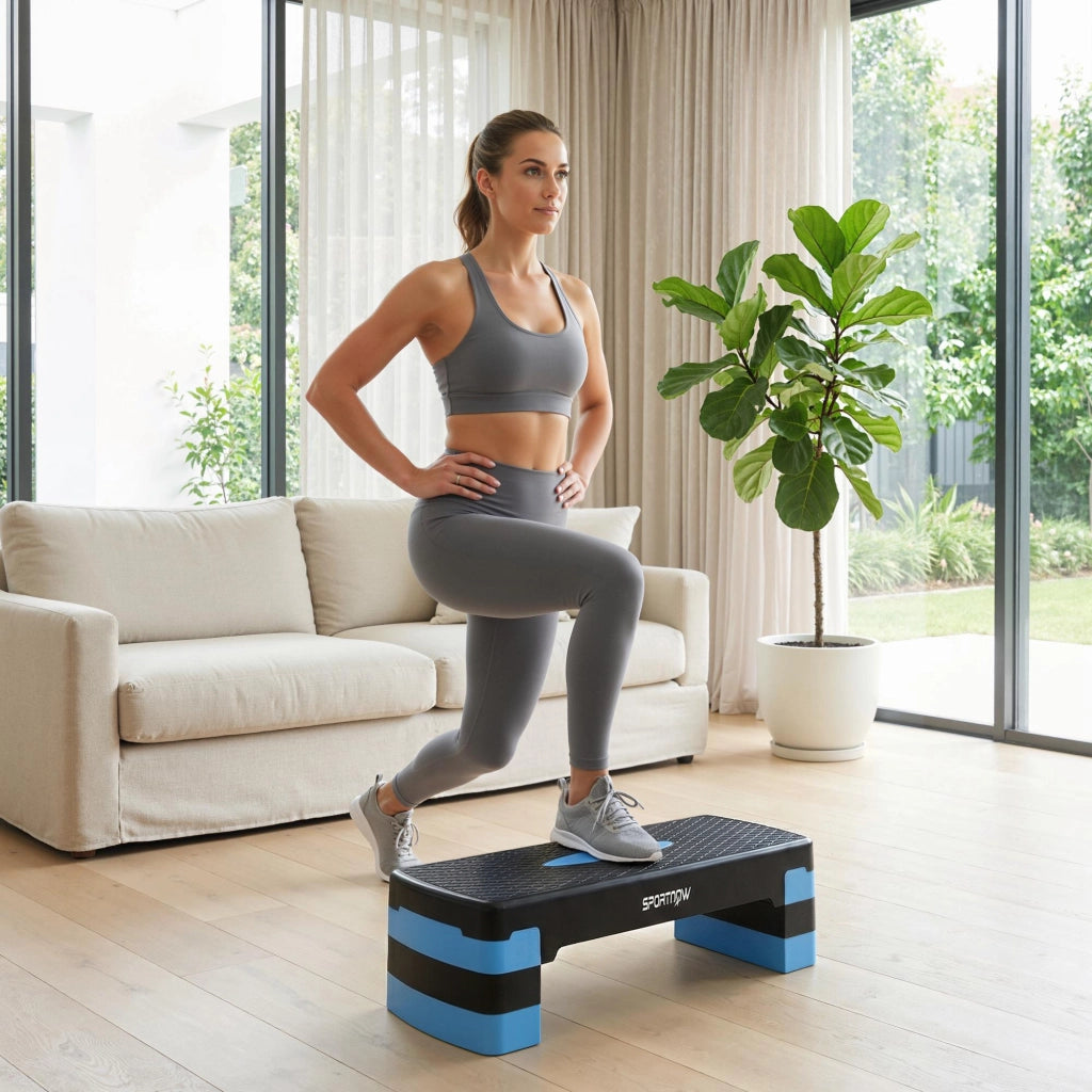 Stepper Fitness Aerobico ¨C zephmum ¨C Blu 68x29x20cm