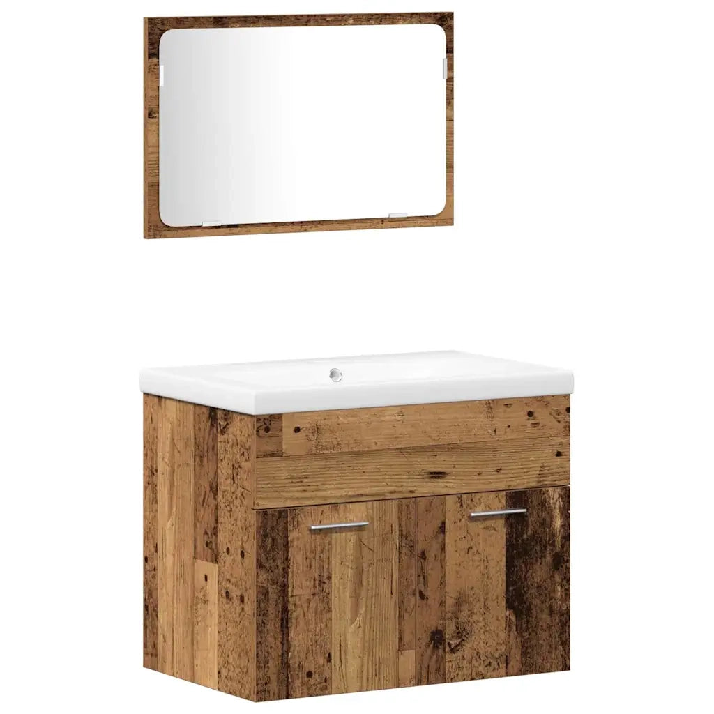Set di Storage Montaggio a parete 4 pz Legno multistrato CFW1594637