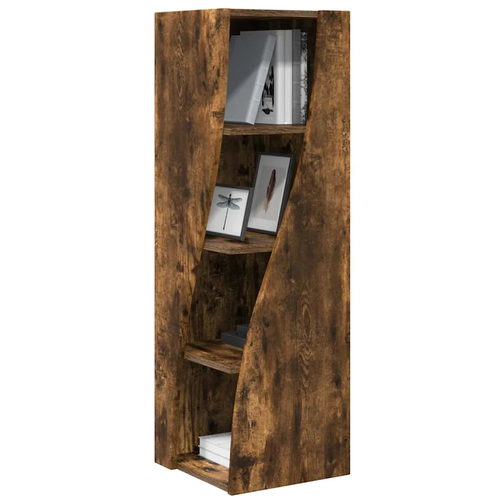 Mobile angolare Rovere fumé 32x32x102cm Legno multistrato 889860