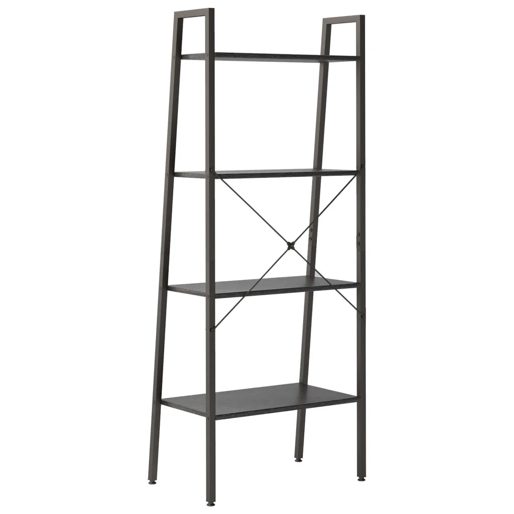 Scaffale Autoportante con 4 Ripiani Nero 56x35x140 cm CFW4741224