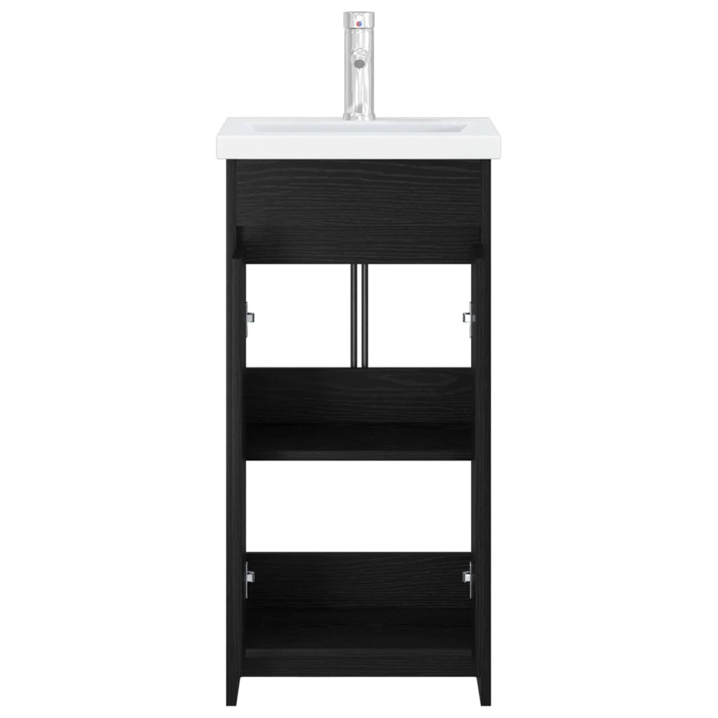 Mobile da bagno con lavabo Rovere Nero 42 x 40 x 84,5 cm 890769