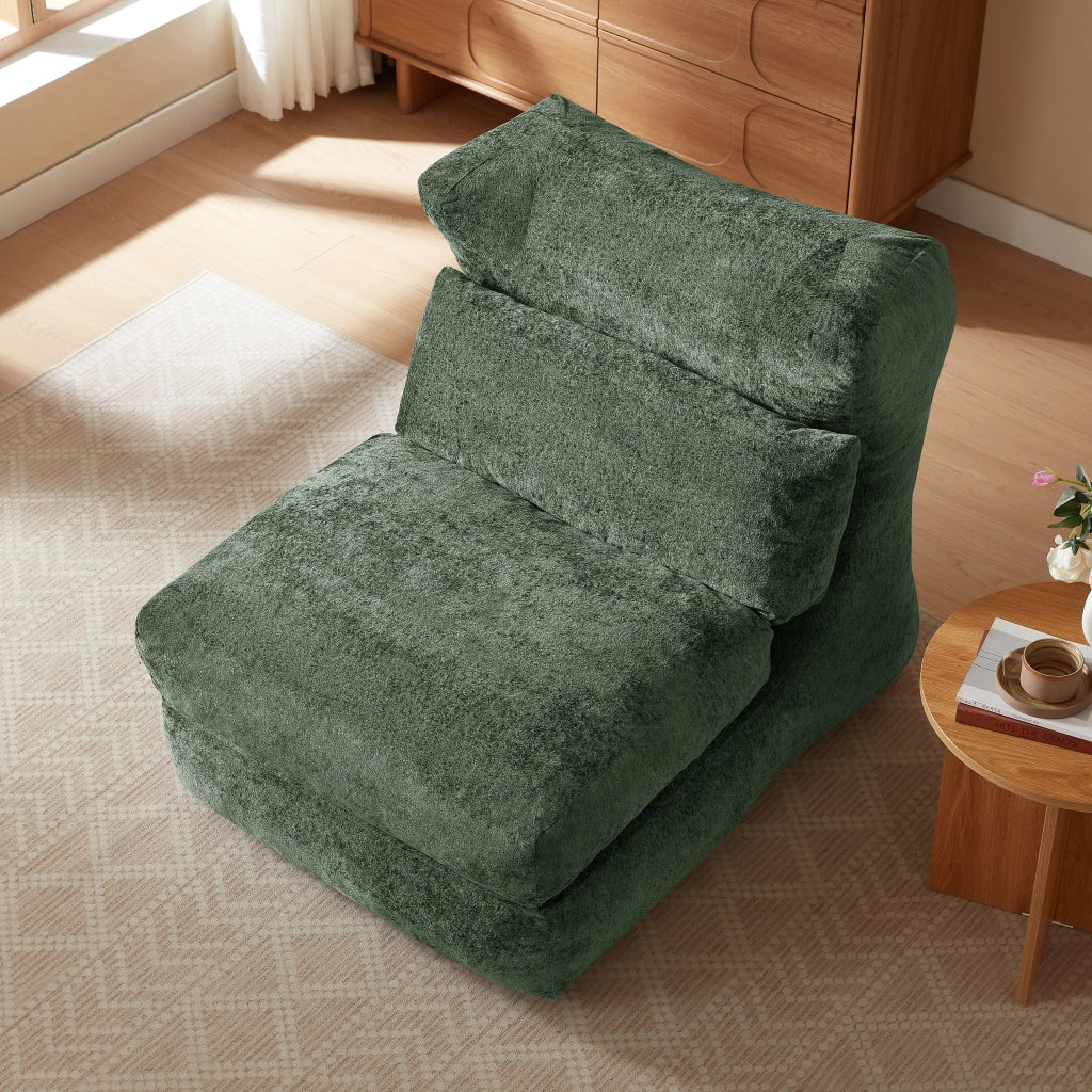 DIVANO Singolo Design Unico Verde in schiuma